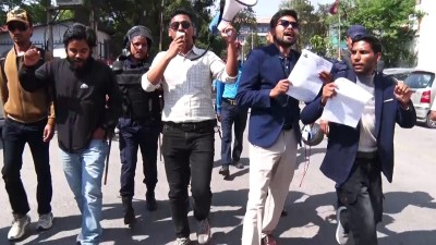  पेट्रोलियम पदार्थको मूल्यवृद्धिको विरोधमा प्रदर्शन 